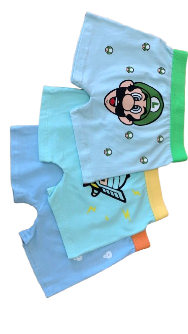 3 cuecas infantil